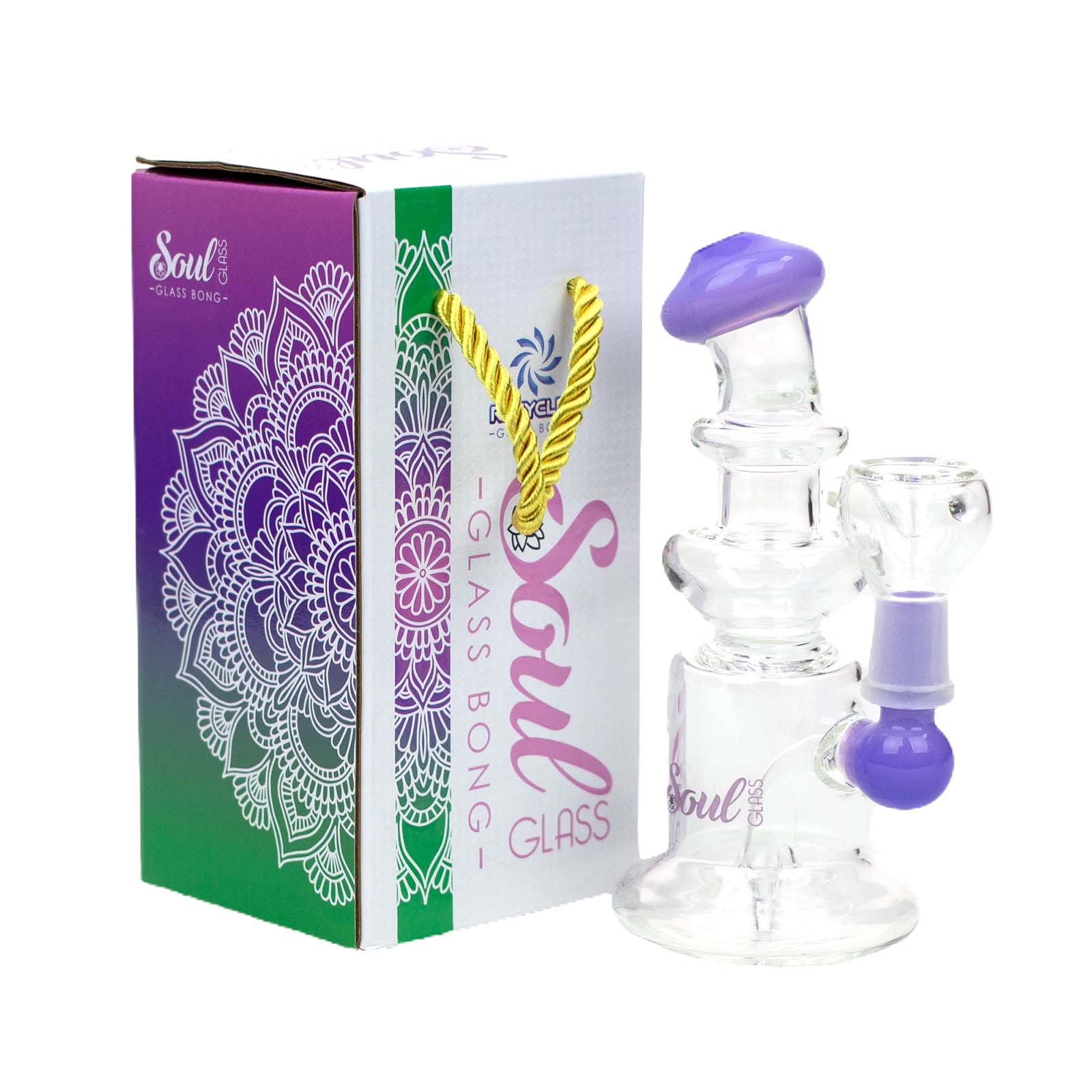 6&quot; Soul Glass Stemless Mini Bong