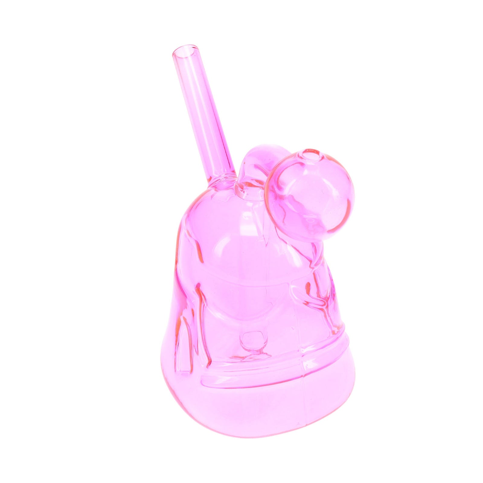 Space Cadet Glass Trooper Oil Burner Water Bubbler in Pink