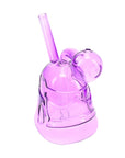 Space Cadet Glass Trooper Oil Burner Water Bubbler in purple