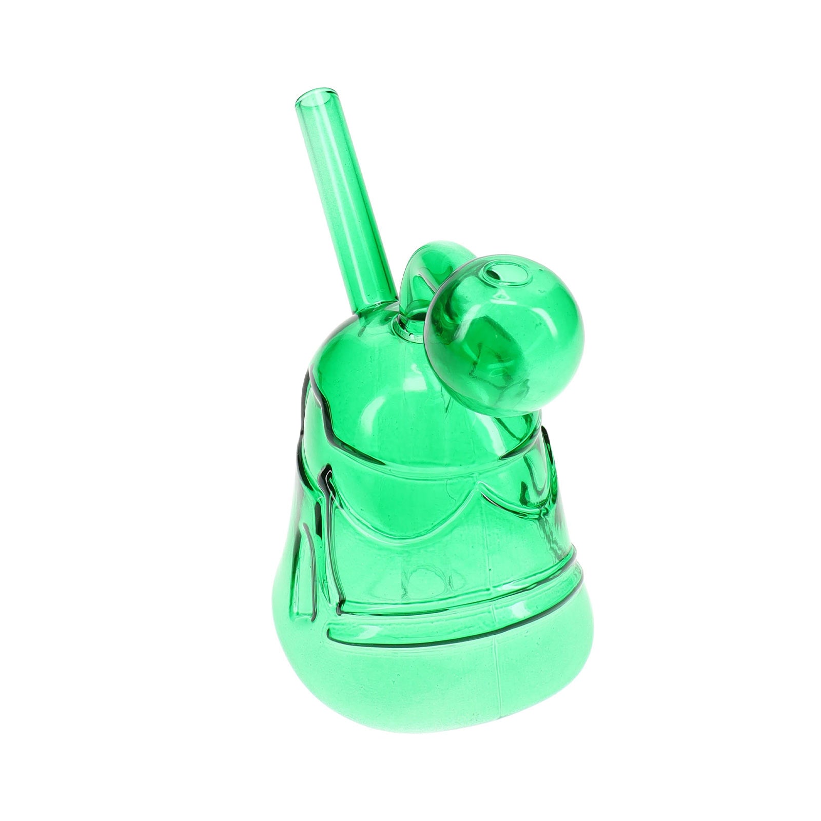 Space Cadet Glass Trooper Oil Burner Water Bubbler in green