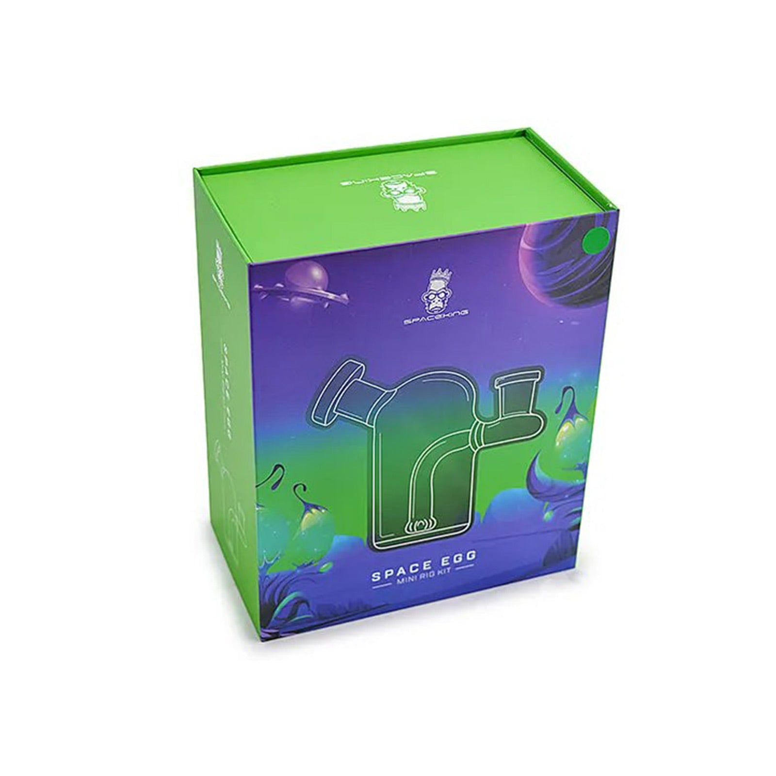 Space Egg Glass Mini Rig Box