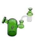 Space Egg Glass Mini Rig in green