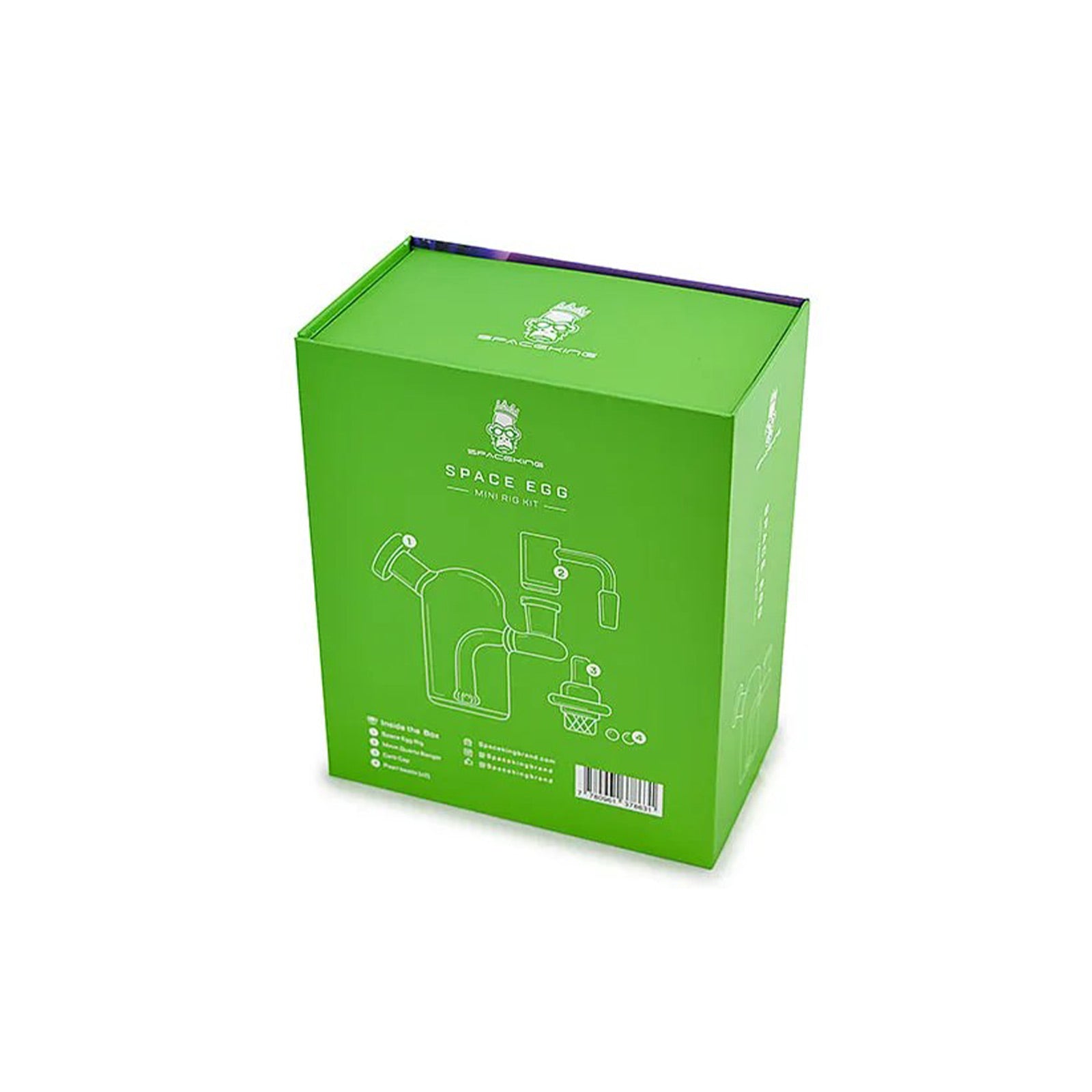 Space Egg Glass Mini Rig Box Back