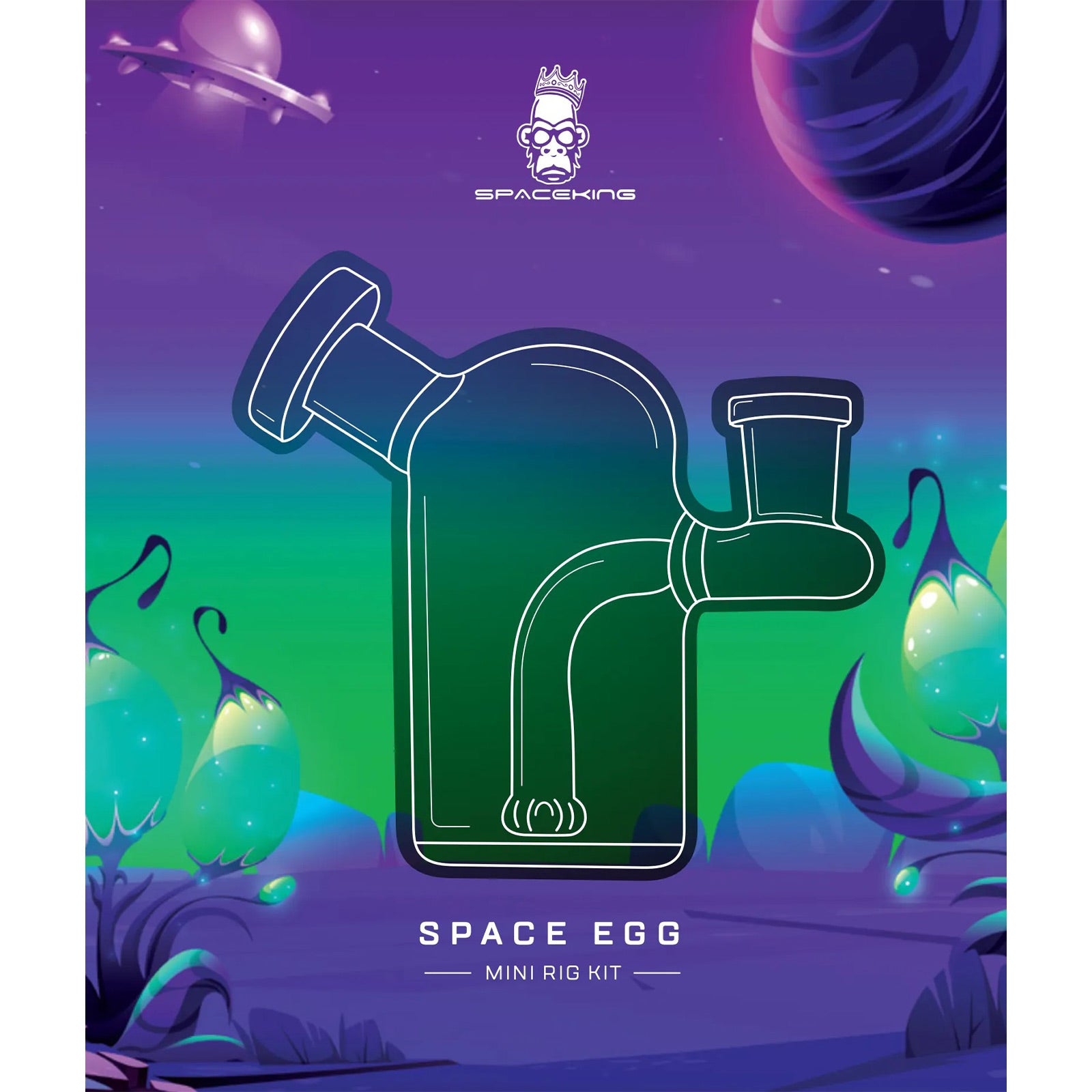 Space Egg Glass Mini Rig