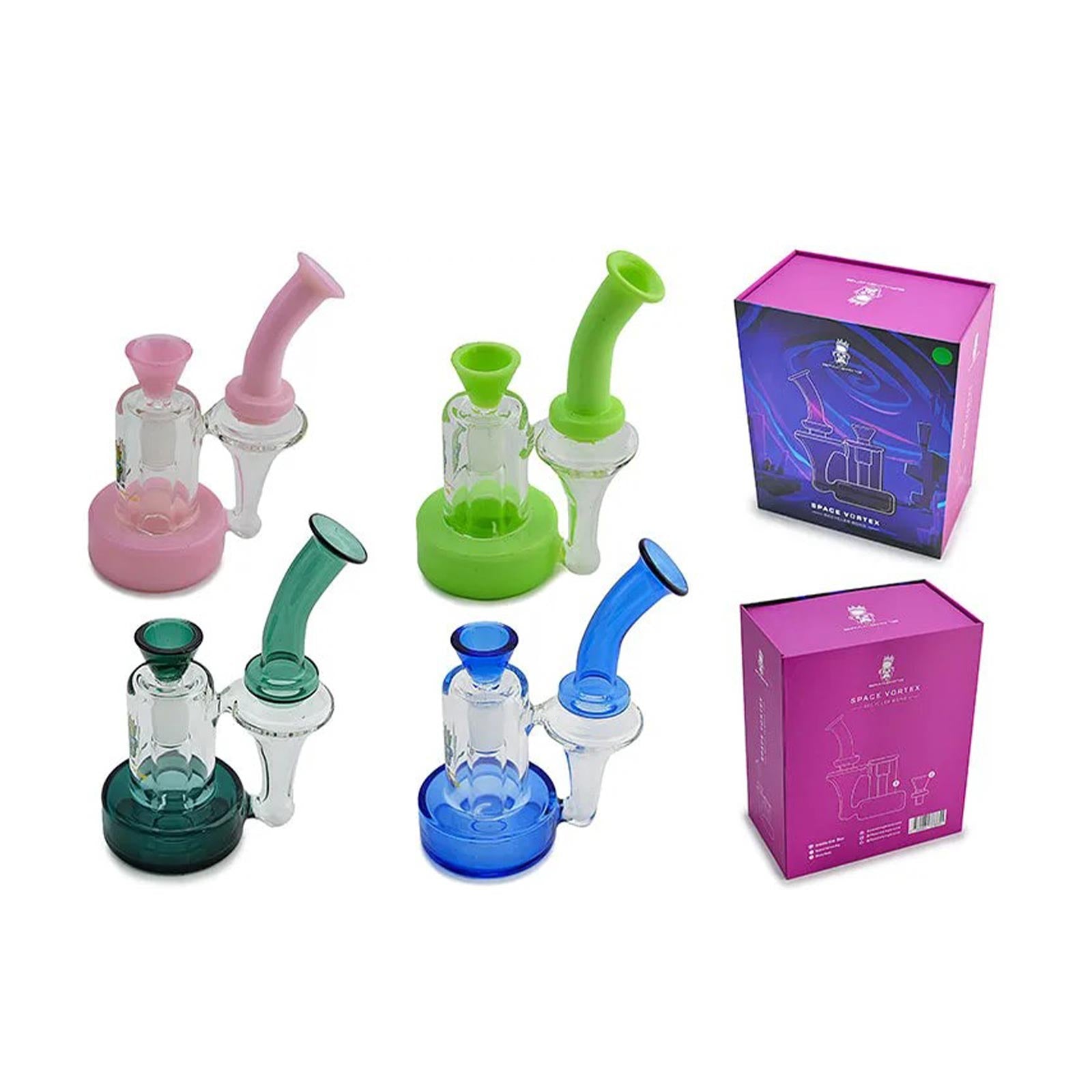 Space Vortex Recycler Bong all colors