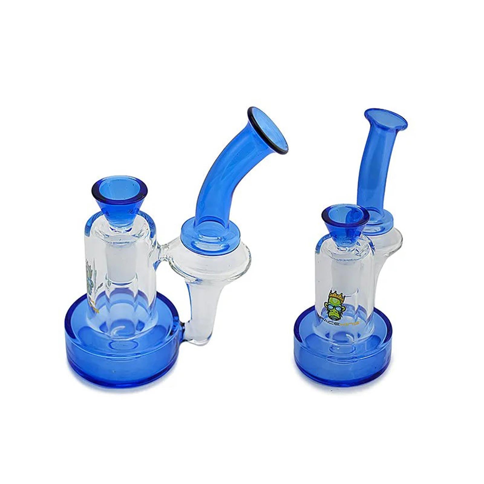 Space Vortex Recycler Bong in blue color