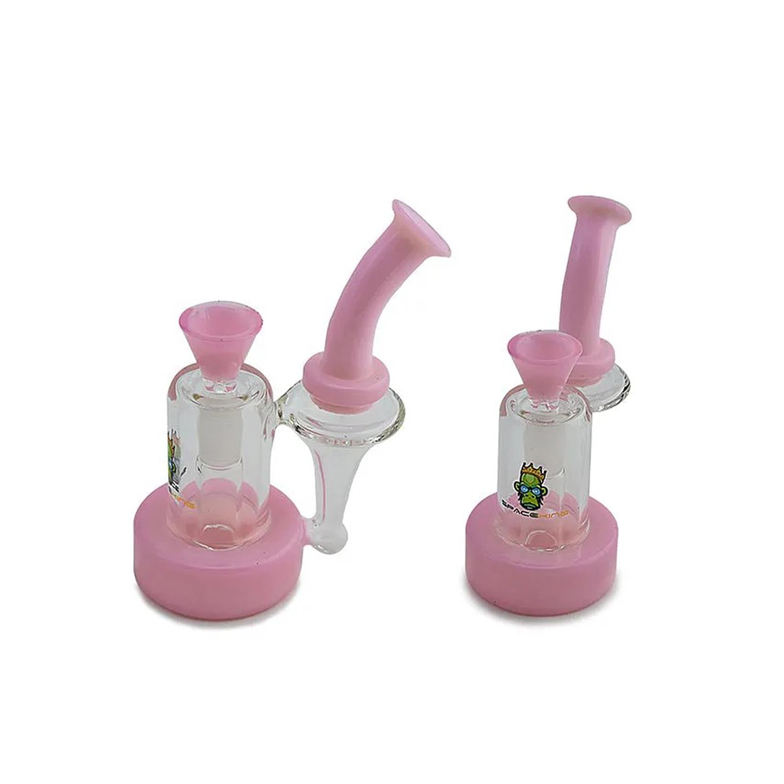 Space Vortex Recycler Bong in pink color