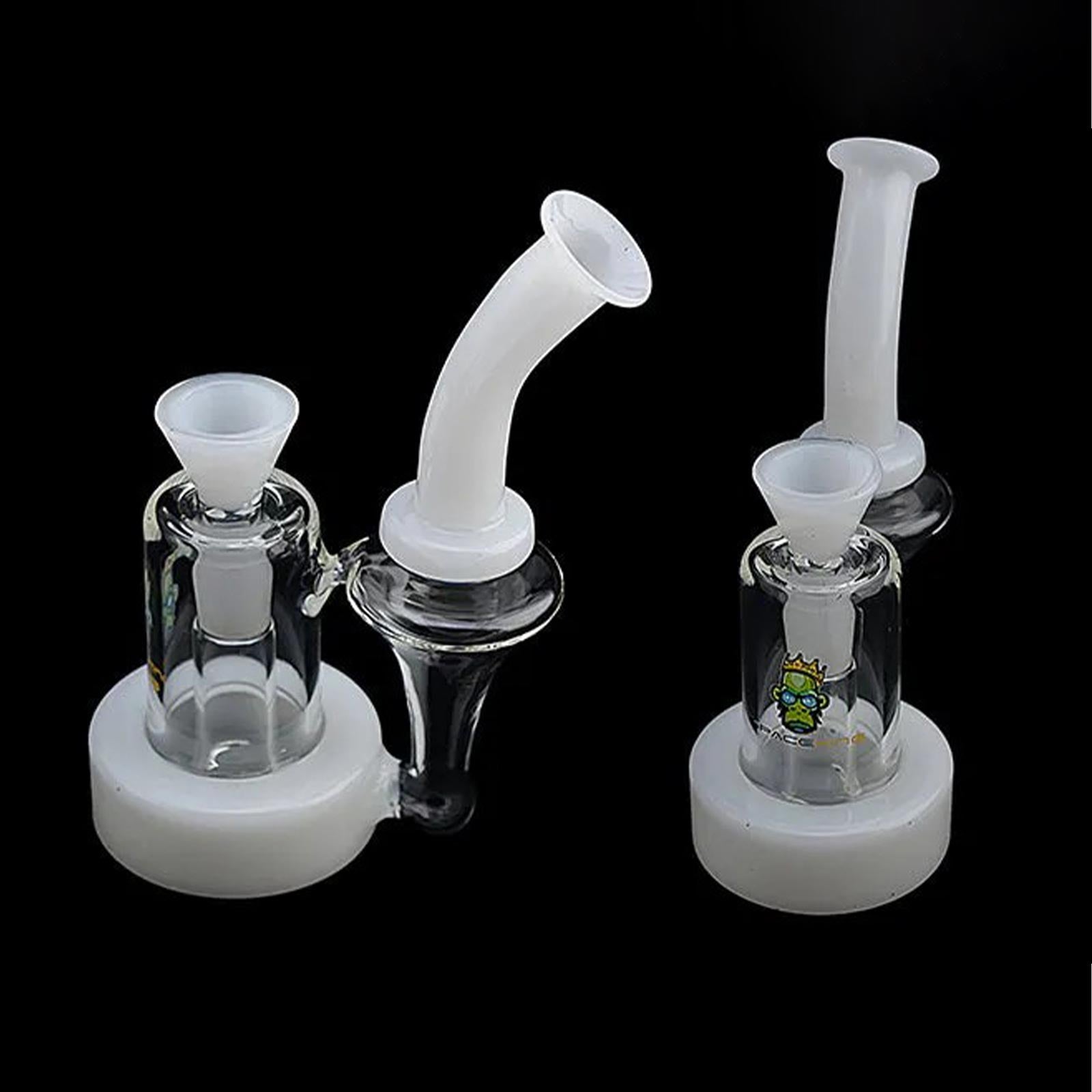 Space Vortex Recycler Bong in white color
