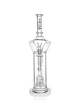 15" Scientific Glass Bong with Tree Perc & Spiral Cooling