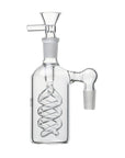 Spiral Perc Ash Catcher 90-degree view