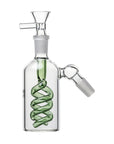 Spiral Perc Ash Catcher in green color