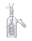 Spiral Perc Ash Catcher in lavender color