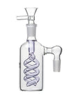 Spiral Perc Ash Catcher 90-degree view