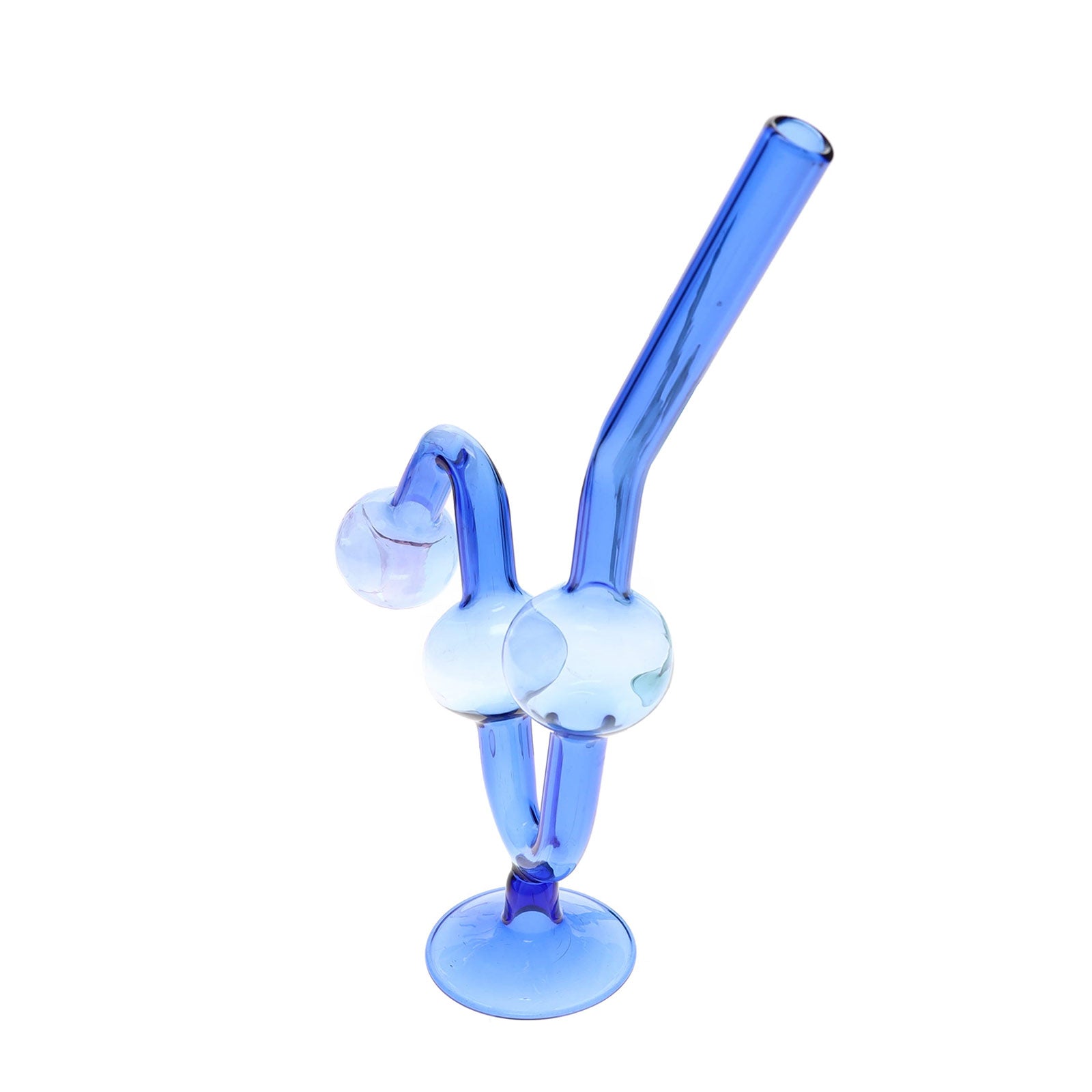 Stand-Up Colored Glass Water Dog Oil Burner - inhalco