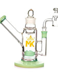 Green Stash Dab Rig with Built-In Jar Set