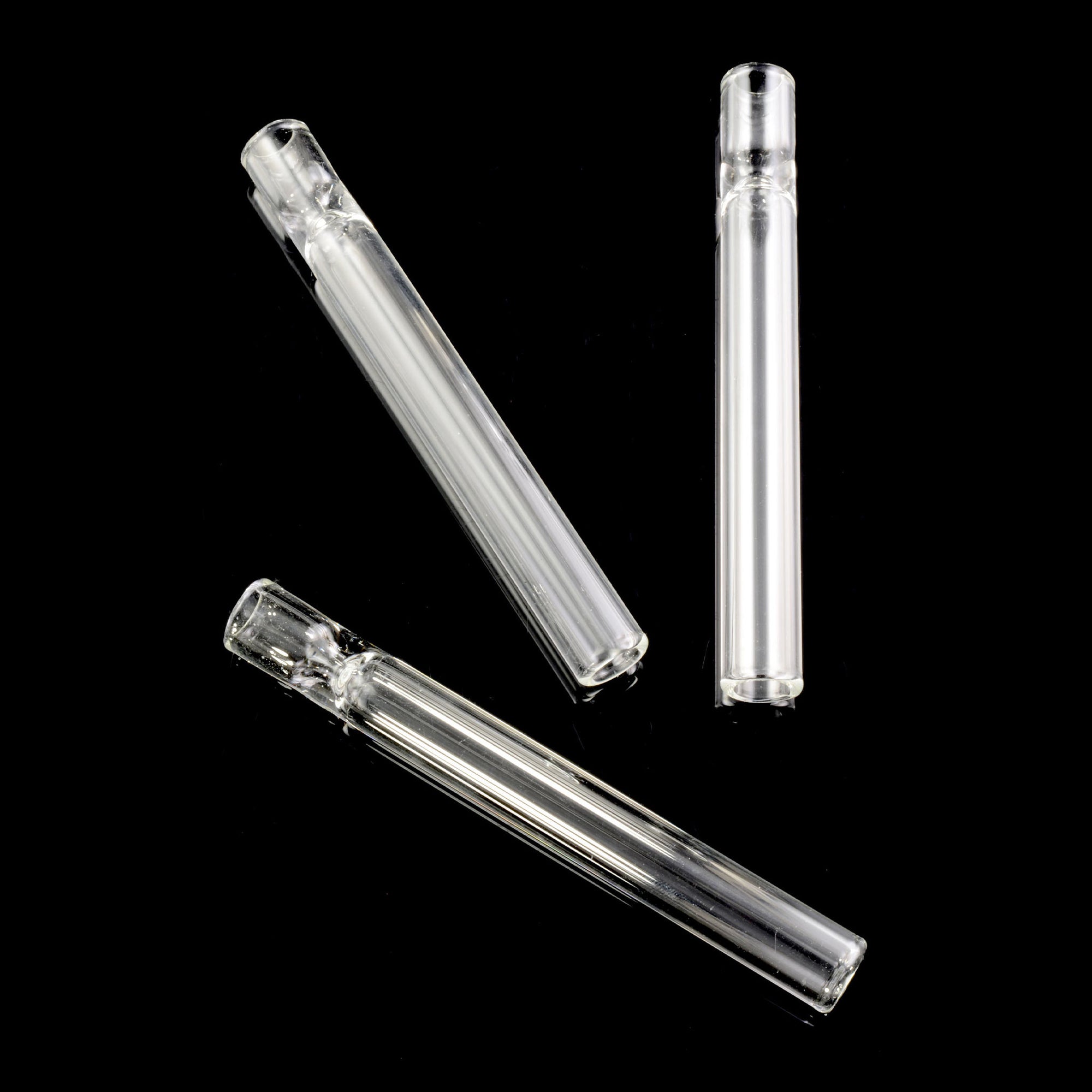 Stealth Dart Clear Glass Bat Pipe