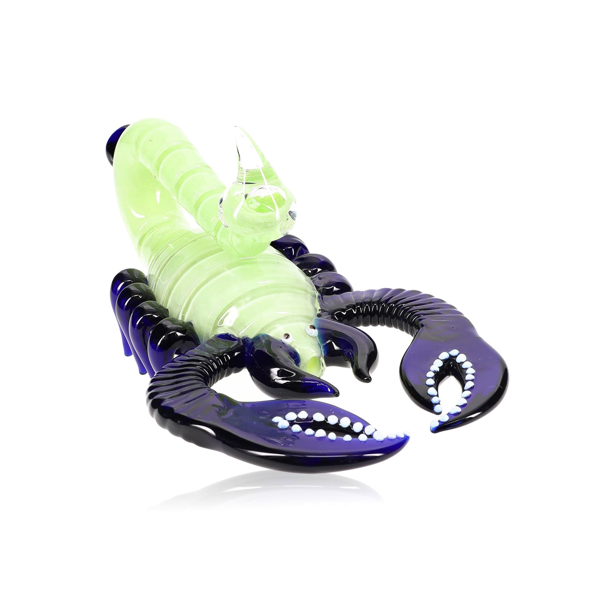 Stinger Colorful Frit Glass Scorpion Hand Pipe - inhalco