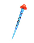 Striped Mushroom Cute Glass Wax Dabber