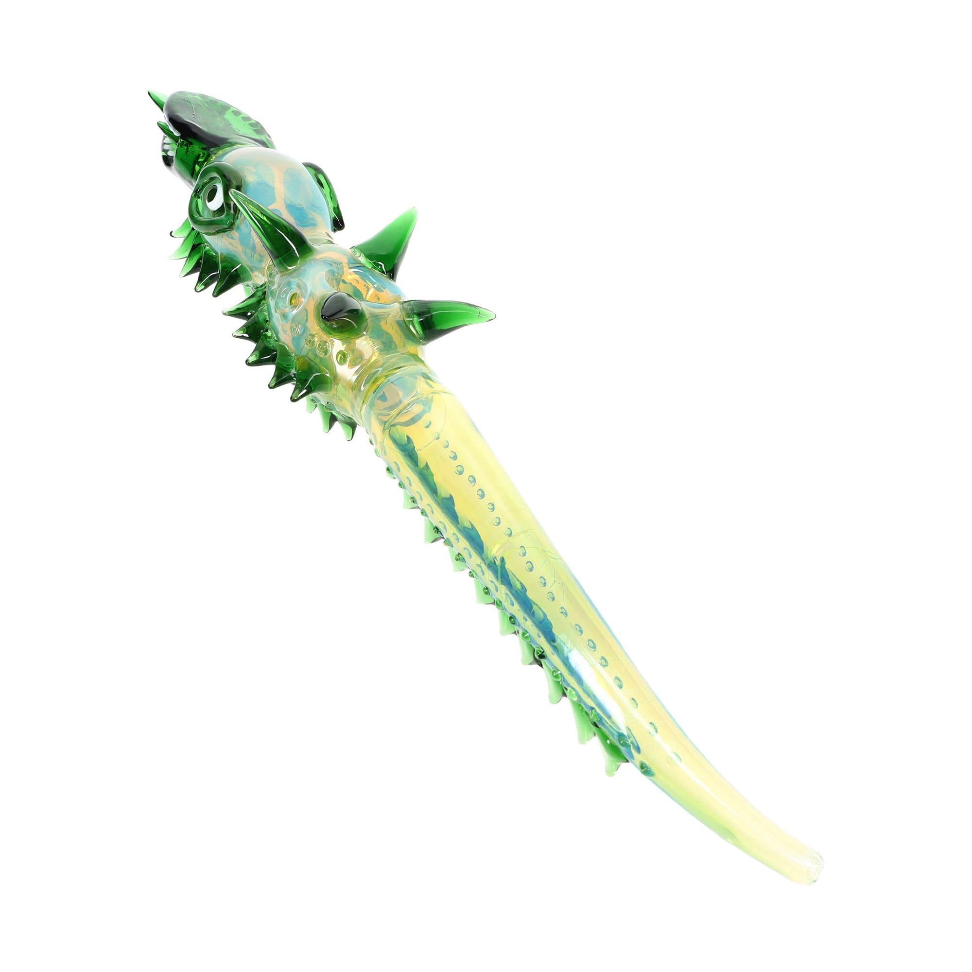 Side view of Swamp Snapper Gator Hand Pipe