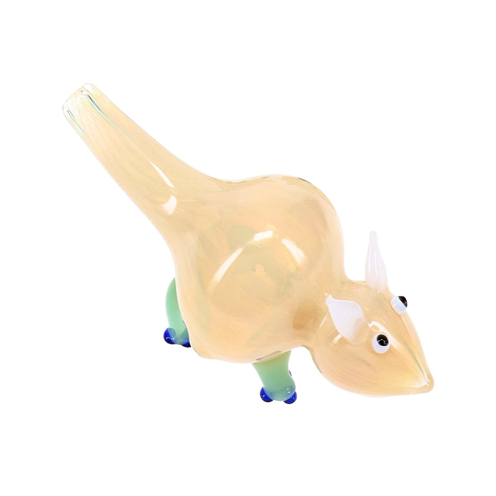 Tailspin Silver Fumed Critter Hand Pipe - inhalco