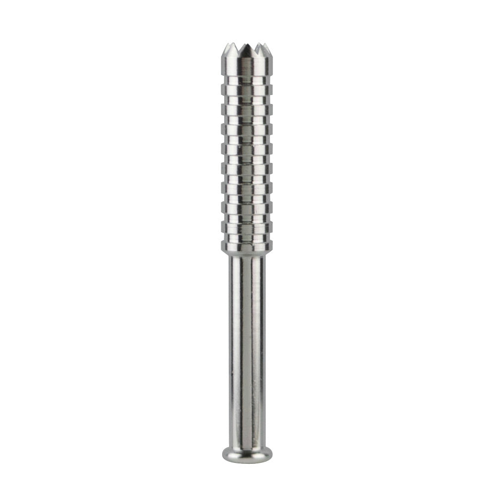 The Digger One Hitter Silver Metal Pipe - inhalco