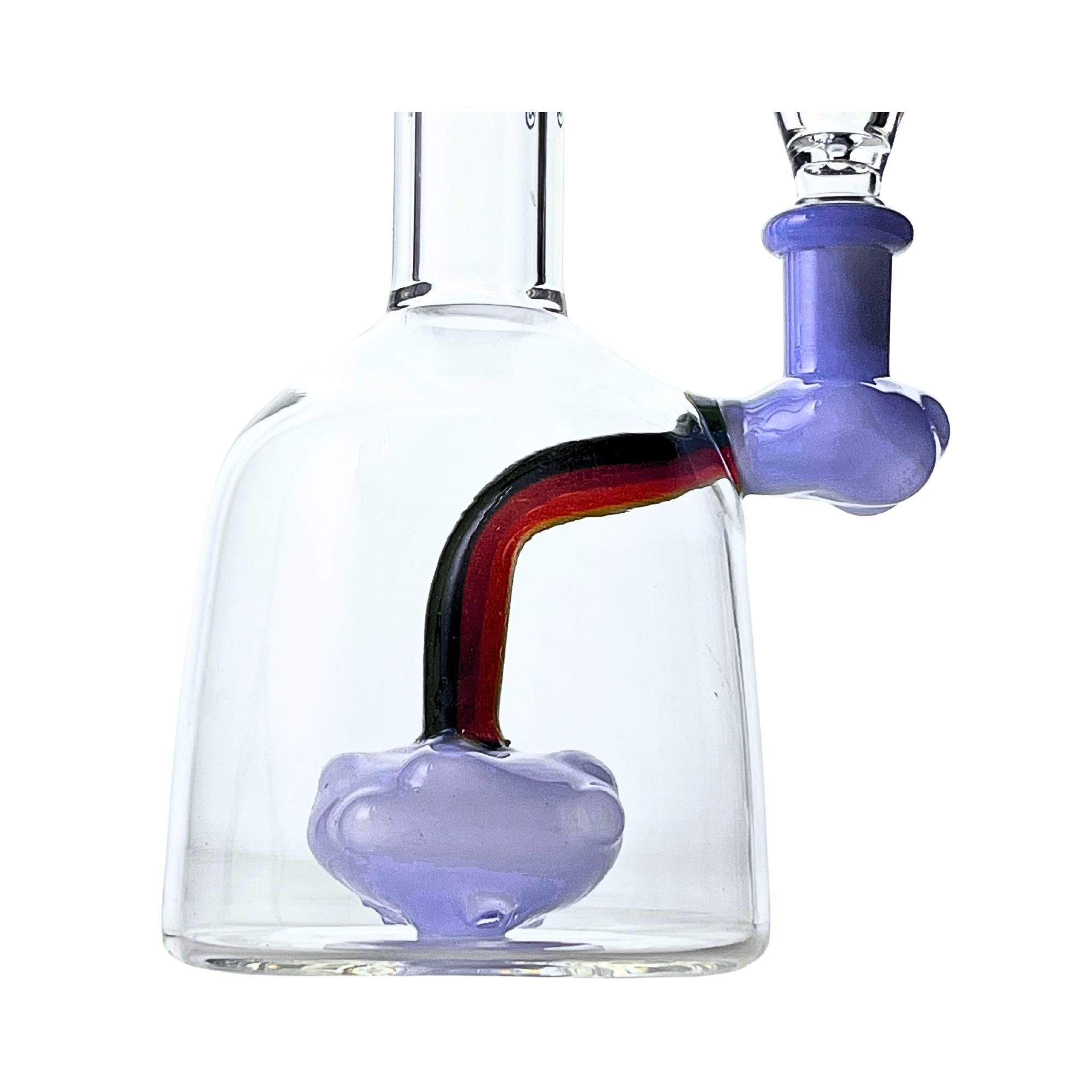 Perc close-up view of the Ignite 8" Bent Neck Bong