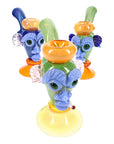 Tiki Face Color-Changing Weed Glass Bubbler