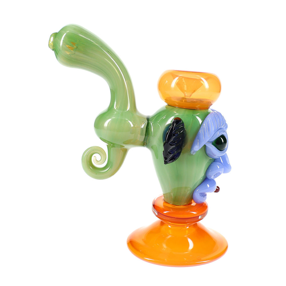 Tiki Face Color-Changing Weed Bubbler