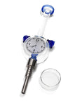 Time Keeper Clock Nectar Collector Kit for Dabs in Blue color