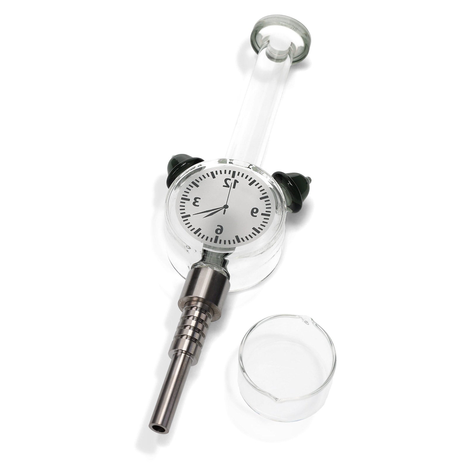 Time Keeper Clock Nectar Collector Kit for Dabs Gray