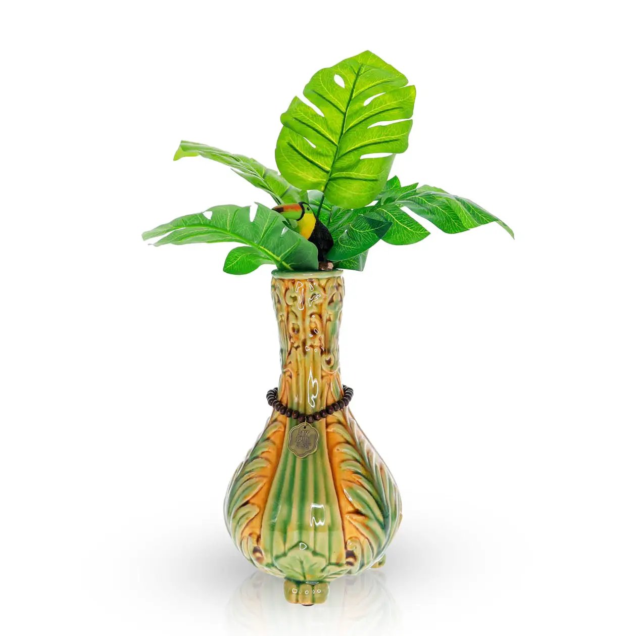 Back view of TocaCabana Flower Vase Bong
