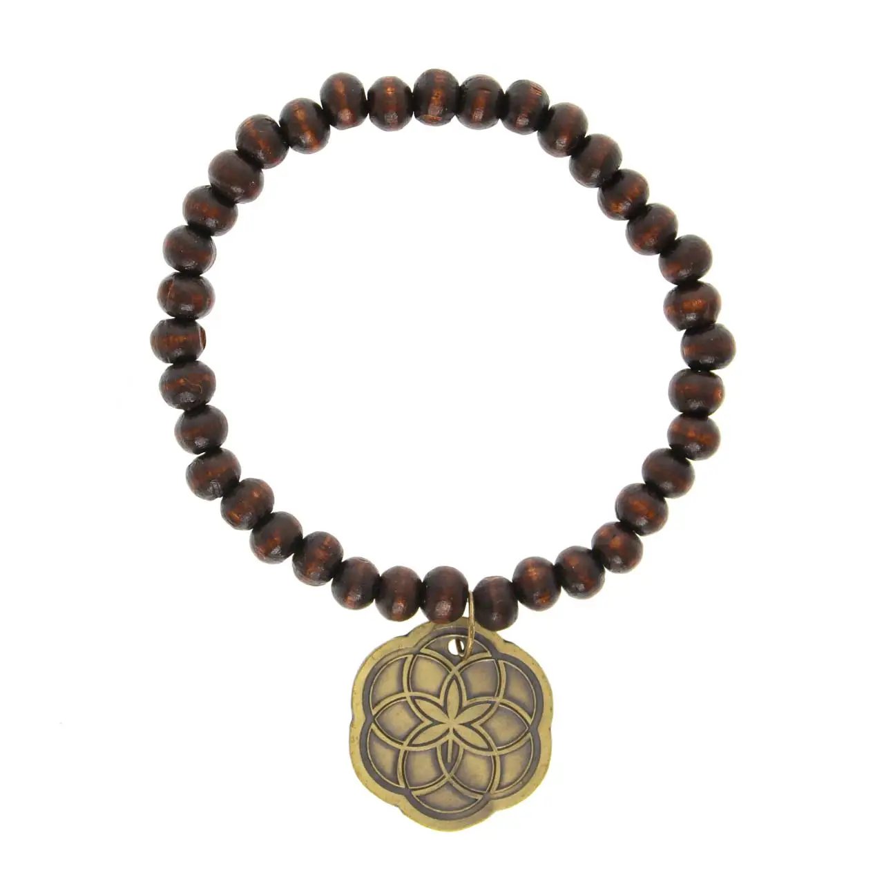 Back View of wooden bracelet