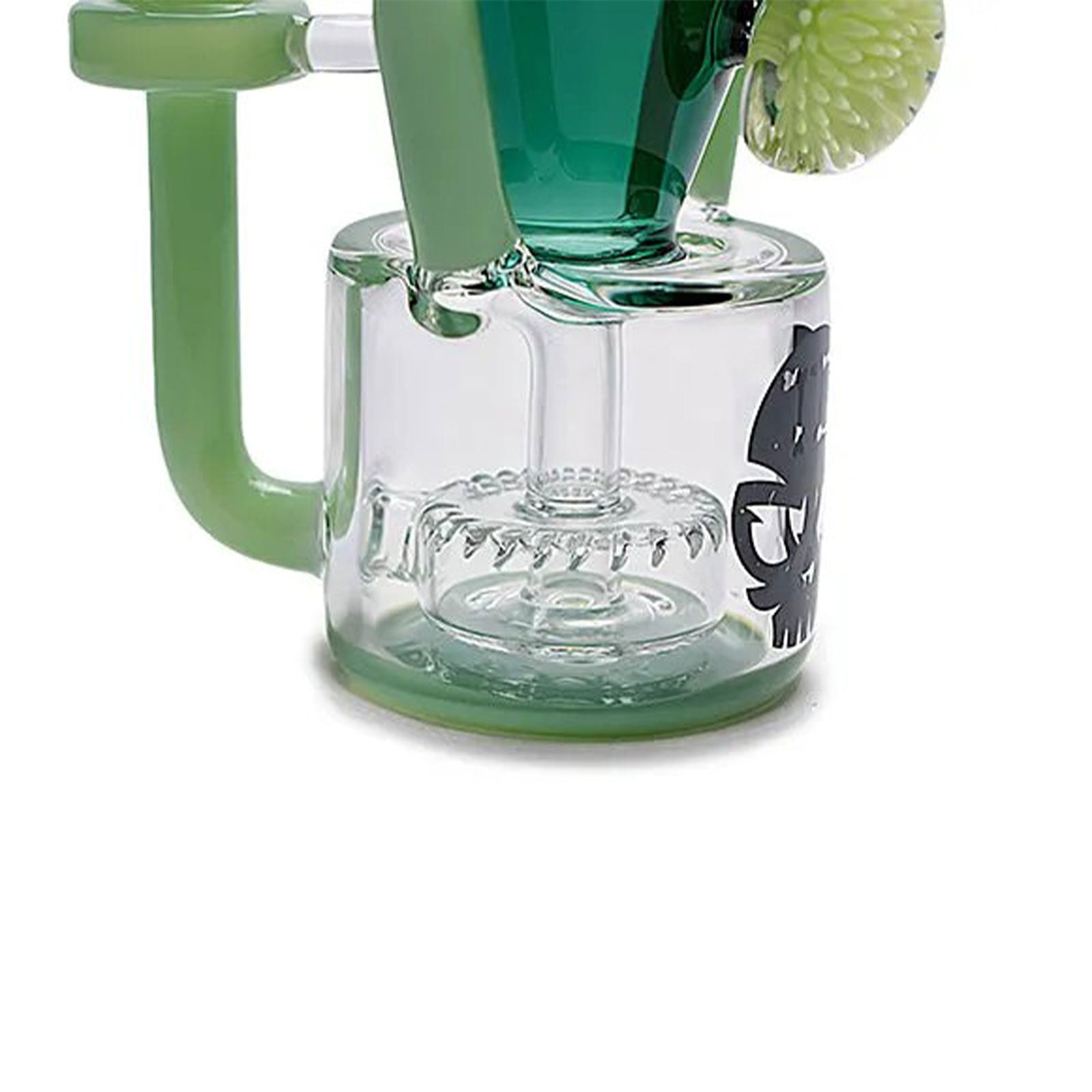 TOXIC Cone Flower Pendant Recycler Dab Rig Base