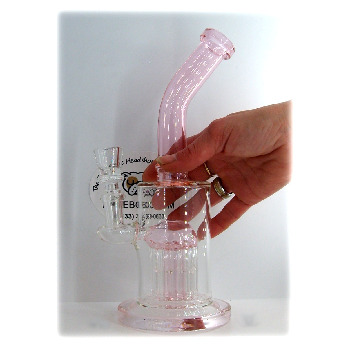 Pink Tree Perc Water Pipe