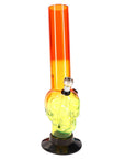 Tri-Color Pop Acrylic Bong 10″ - inhalco