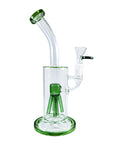 Triple Legged Perc Dab Rig in green