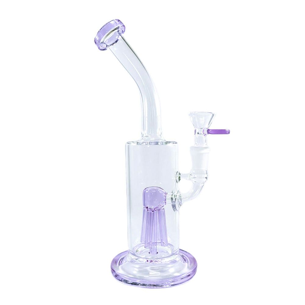 Triple Legged Perc Dab Rig in purple with stable base