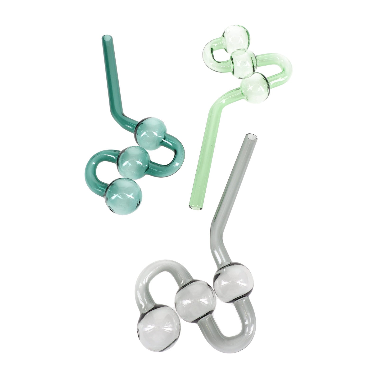 Triple Loop Water Dog Oil Burner Pipe 8″