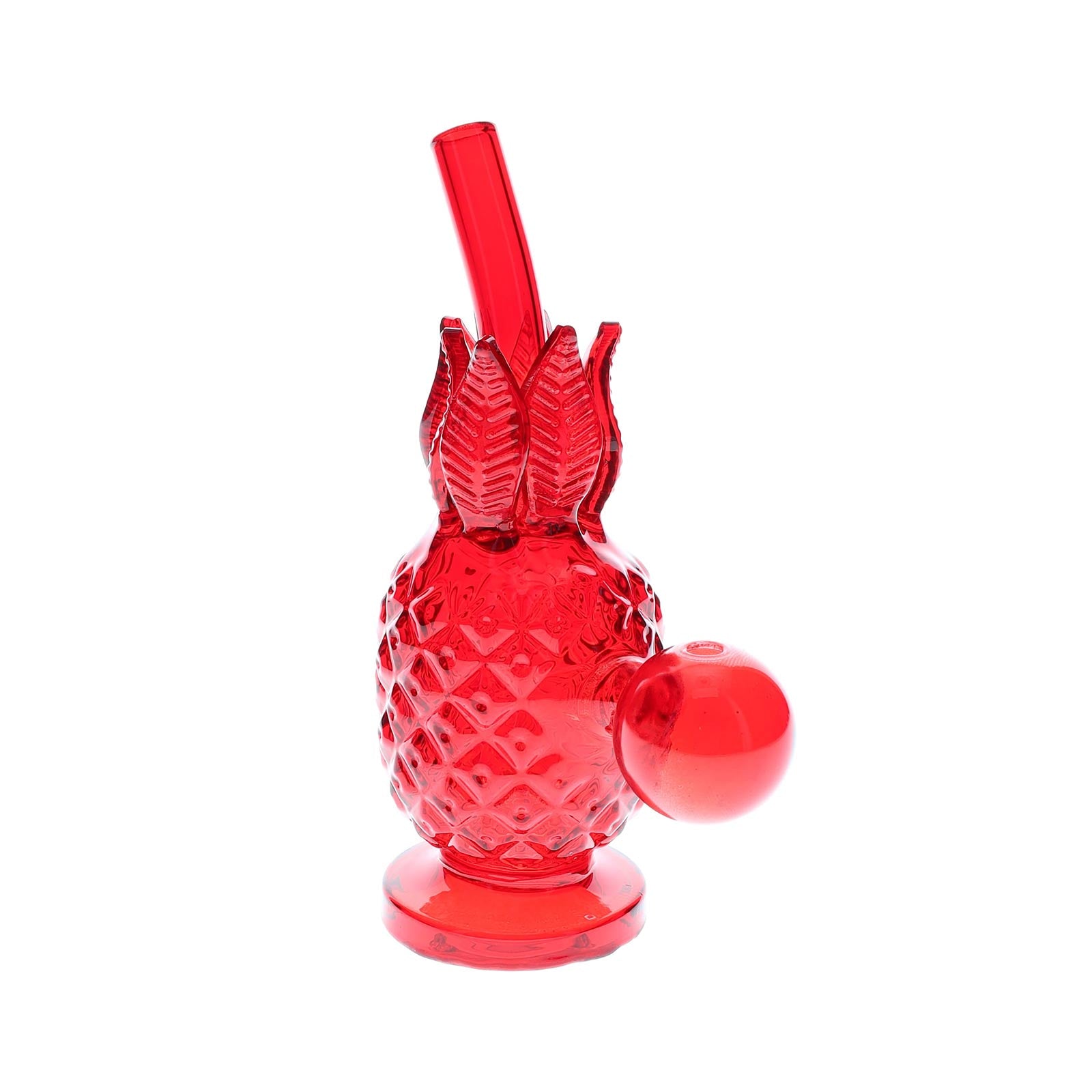 Red Tropical Torch Pineapple Oil Burner Rig