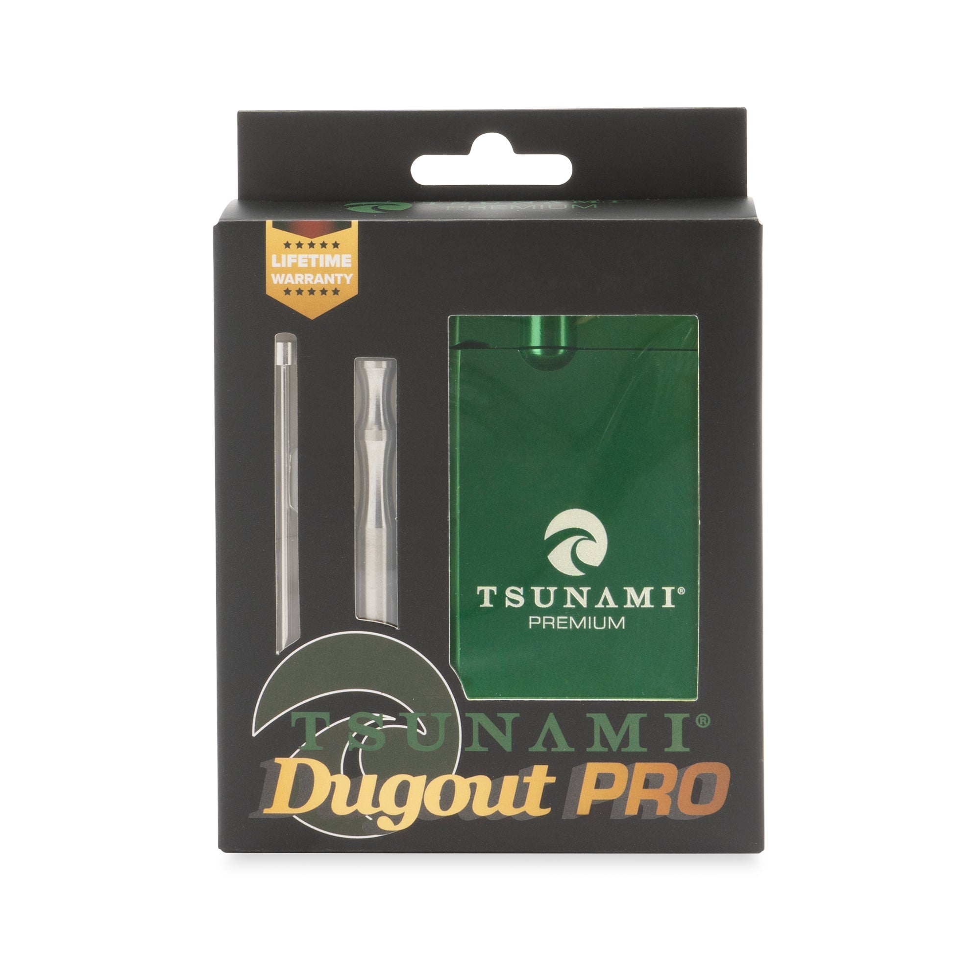 Tsunami Dugout Pro in green color with packaging