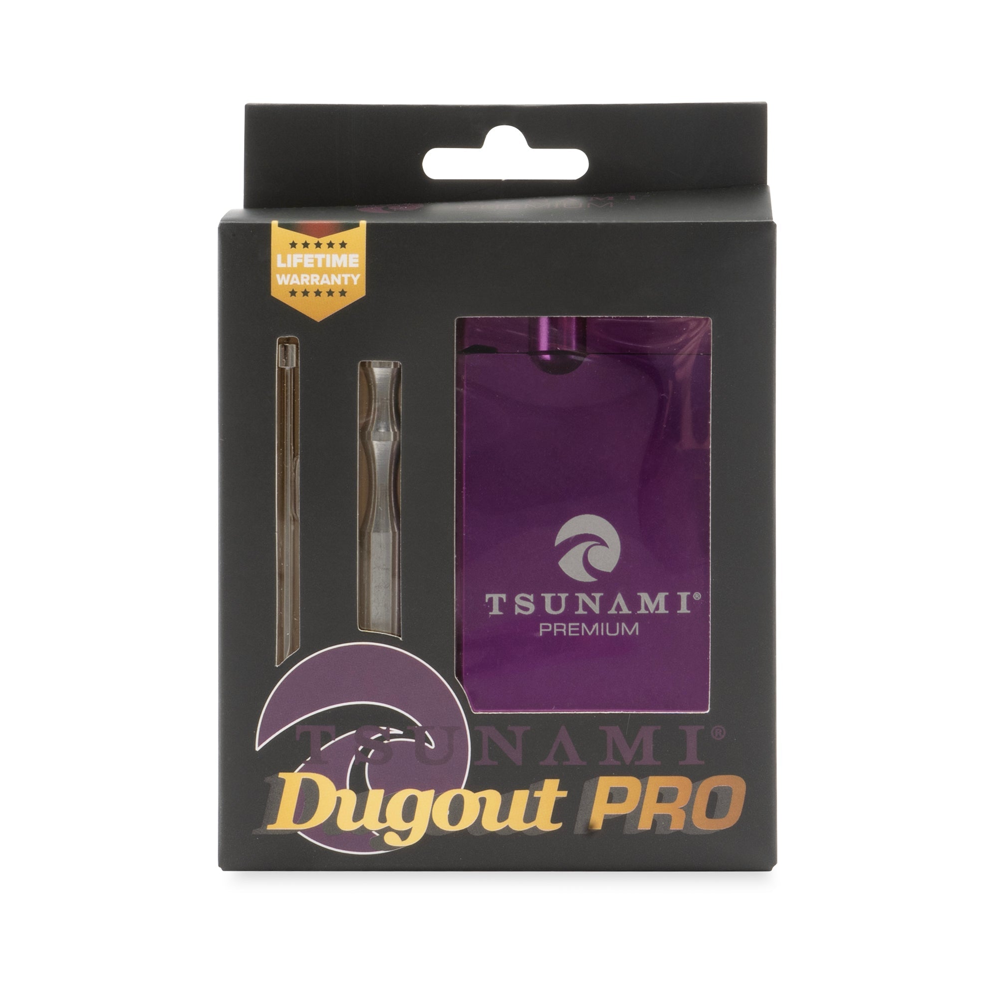 Tsunami Dugout Pro in purple color with packaging