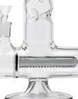 Tube Triple Ice Catch Inline Percolator Bong showing horizontal perc