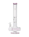 Tube Triple Ice Catch Inline Percolator Bong in pink