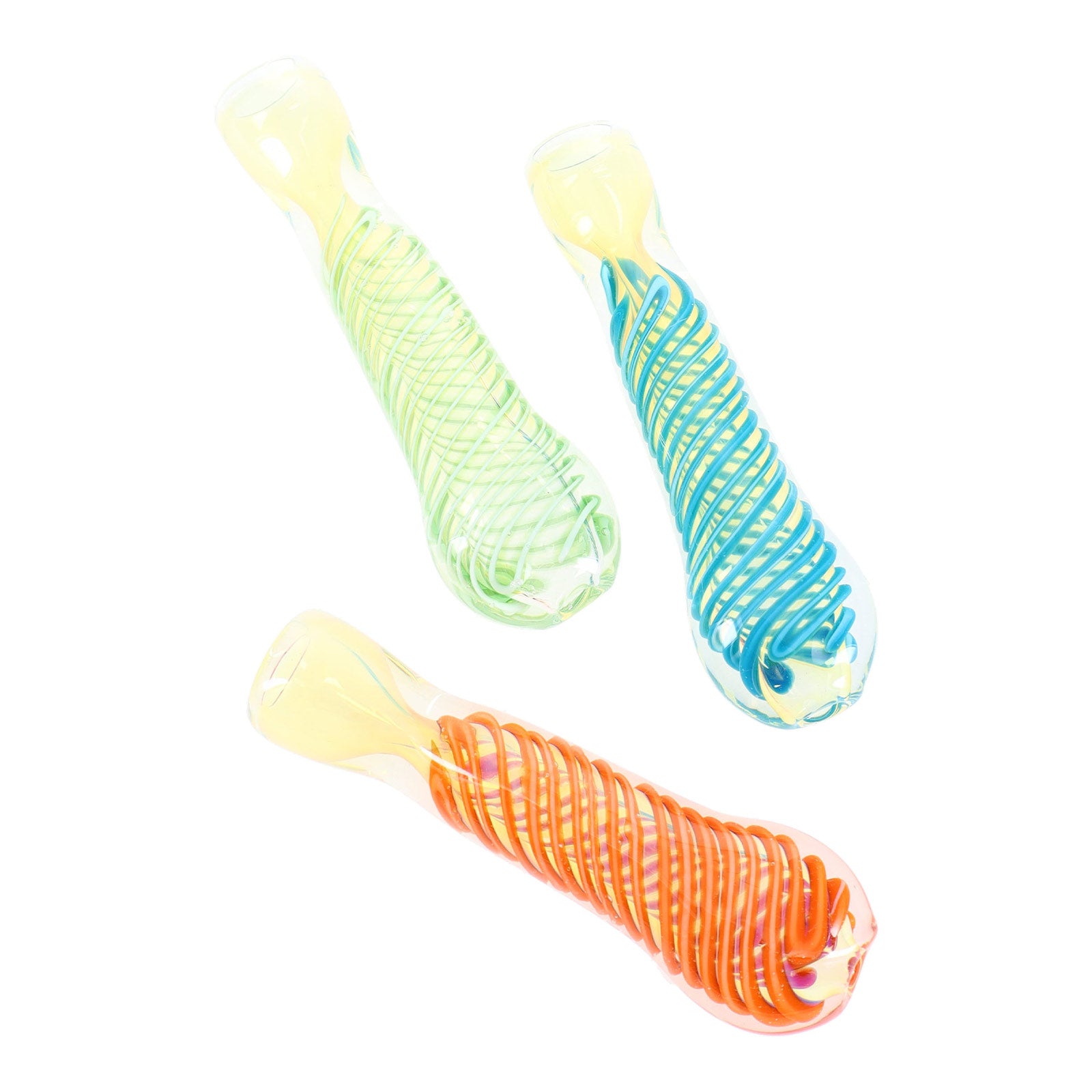 Taster Color Twist Taster Color Changing Spiral Chillums – INHALCO