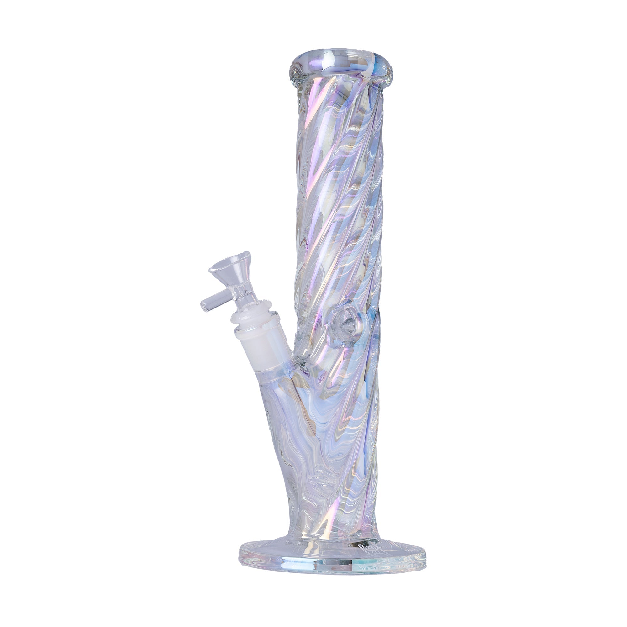 12 inch Twisted Iridescent Tube Water Pipe