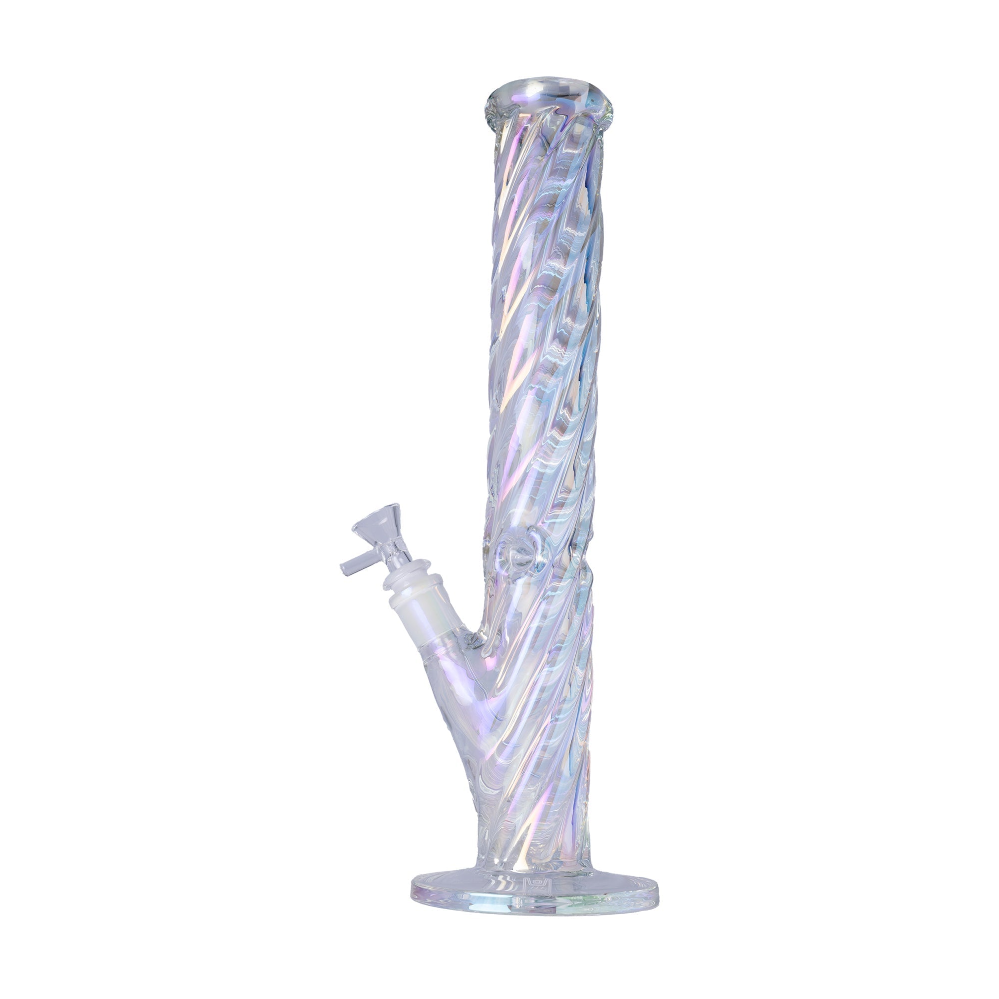 15 inch Twisted Iridescent Tube Water Pipe