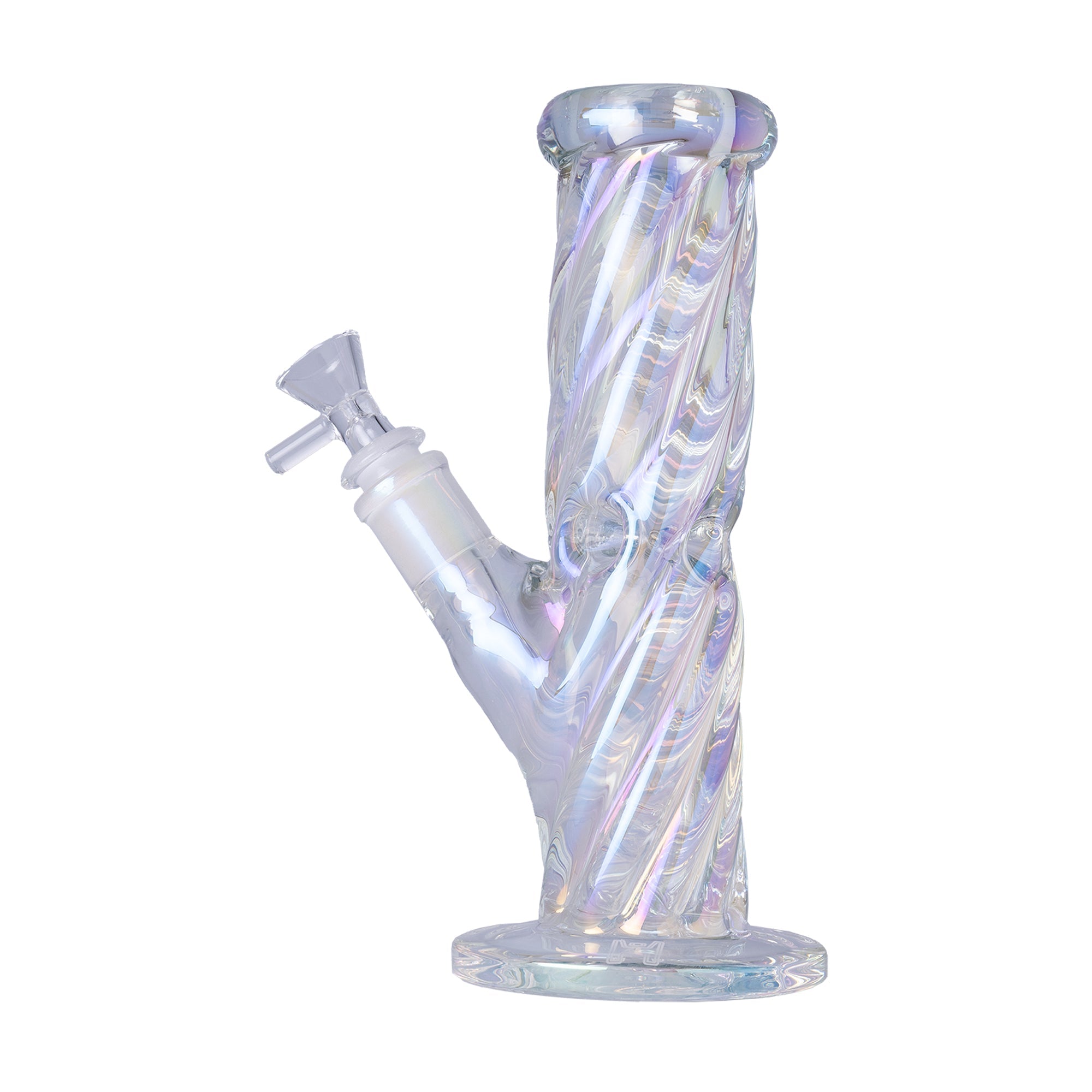 9 inch Twisted Iridescent Tube Water Pipe