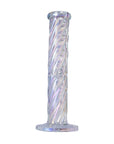 Twisted Iridescent Tube Water Pipe back view