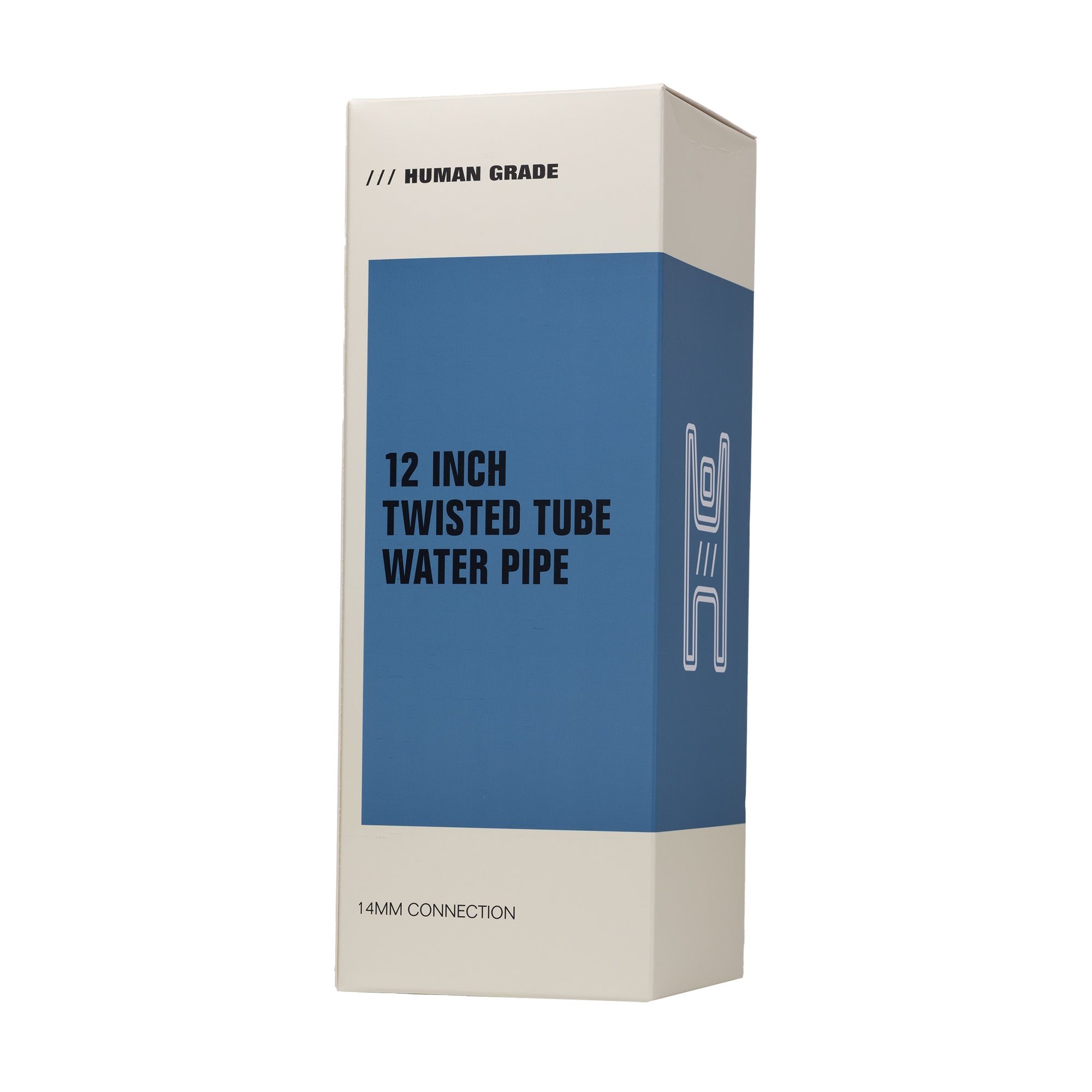 Twisted Iridescent Tube Water Pipe packaging front