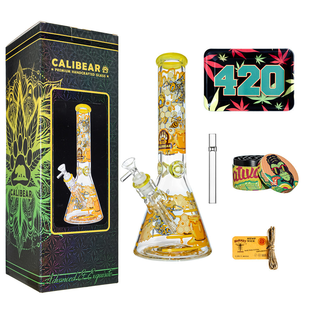 Unique Themed Illustration Beaker Water Pipe Bundle